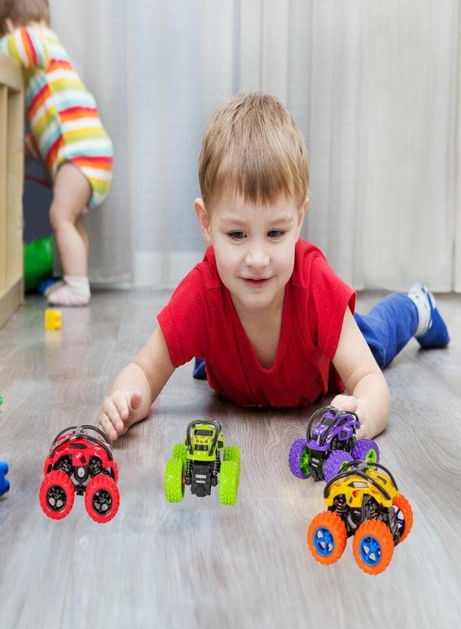 IndusBay® Inertia Friction 4X4 Wheel Monster Truck Offroad Zap Cars Push and Go Toy Trucks Friction Powered Cars 4WD 4 Wheel Drive Vehicles for Toddlers Children Boys Girls Kids Gift, Yellow - Image 5